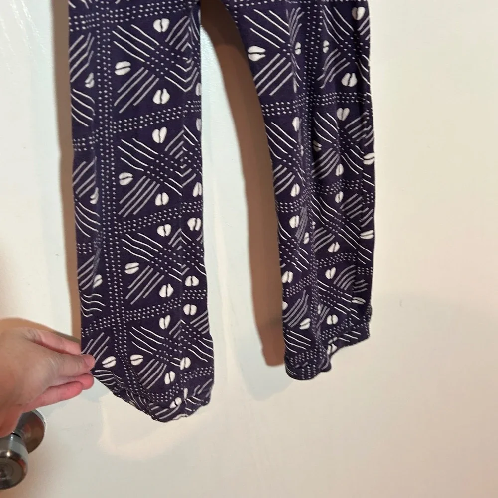 Ade + Ayo Toddler‎ Purple Mudcloth Print Cotton Overalls Size 4T Bib Jumpsuit